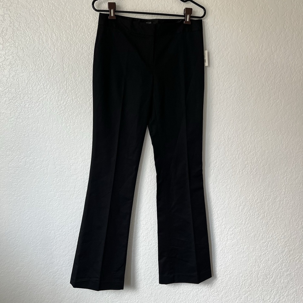 Black Stretch Trouser Slacks  Straight